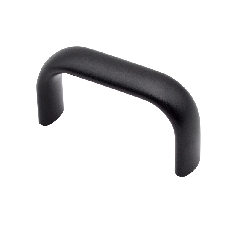 1pc 32mm-175mm ovale skabsgreb møbelbeslag køkkendørgreb skabsgreb garderobe skuffegreb aluminiumslegering: 350mm / Sort