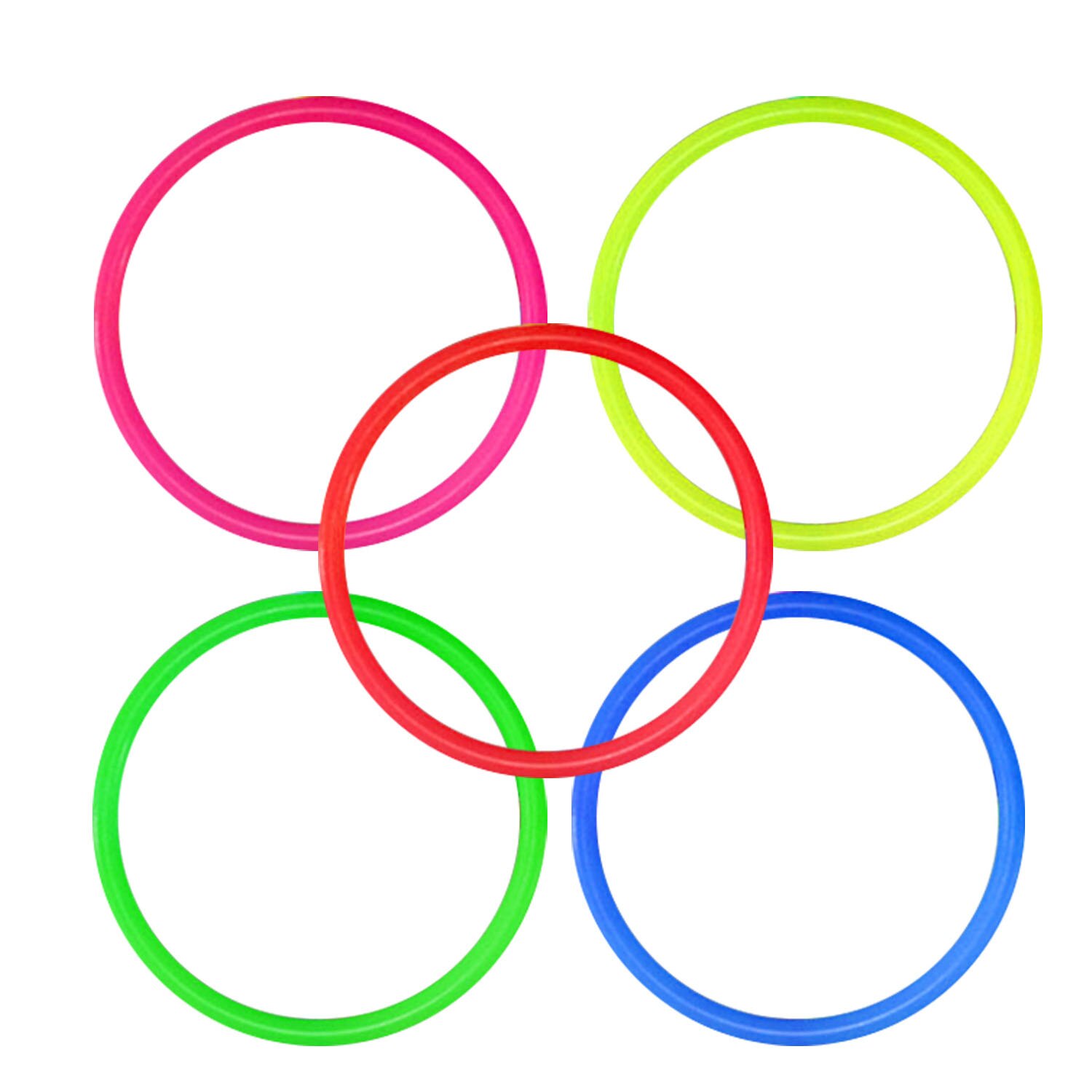 Garden Game Ring Toss Toy Set with 4PCS Bean Bag 6PCS Traffic Cone10PCS Ring Outdoor Speed Agility Training Game Carnival Party