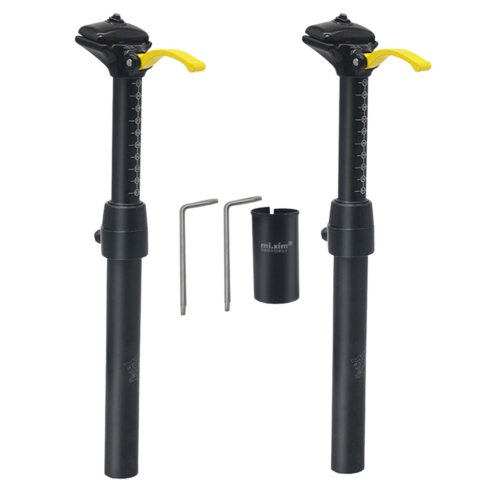 Fiets Verstelbare Zadelpen Zadelpen Zadel Pole, Kalibratie Op Oppervlak Helpt Verhogen Hoogte Van Zadel