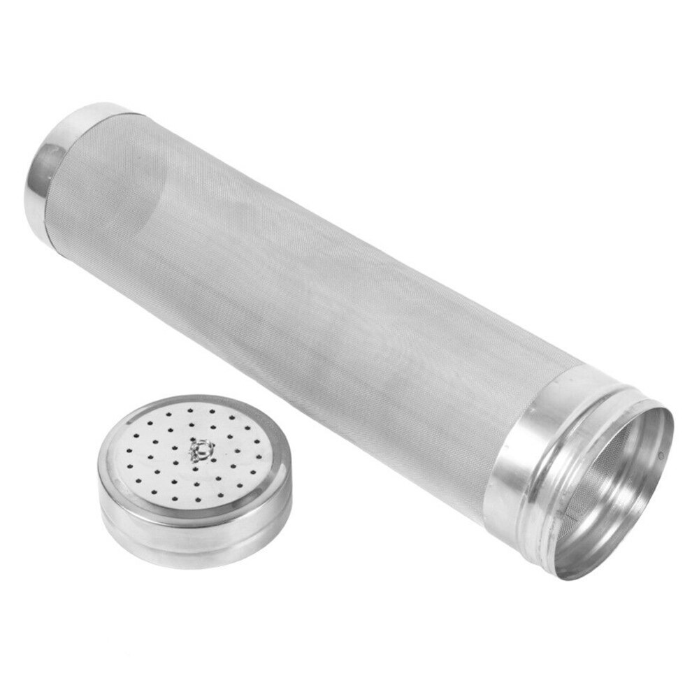 Filtre à bière en maille d'araignée, 300 microns, en acier inoxydable, pour brassage à domicile, café sec, trémie pour bière à domicile