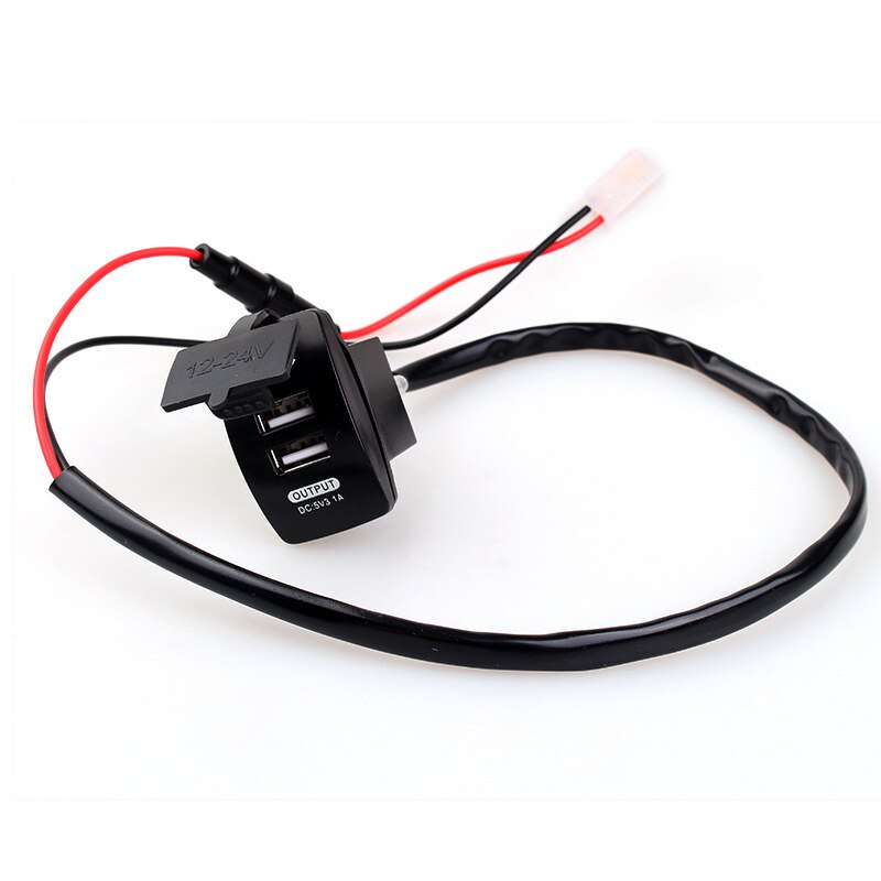 Enchufe cargador USB doble Universal impermeable para el Panel del interruptor DEL COHETE 5V 3.1A para dispositivos Apple/Android, moto, barco, Coche