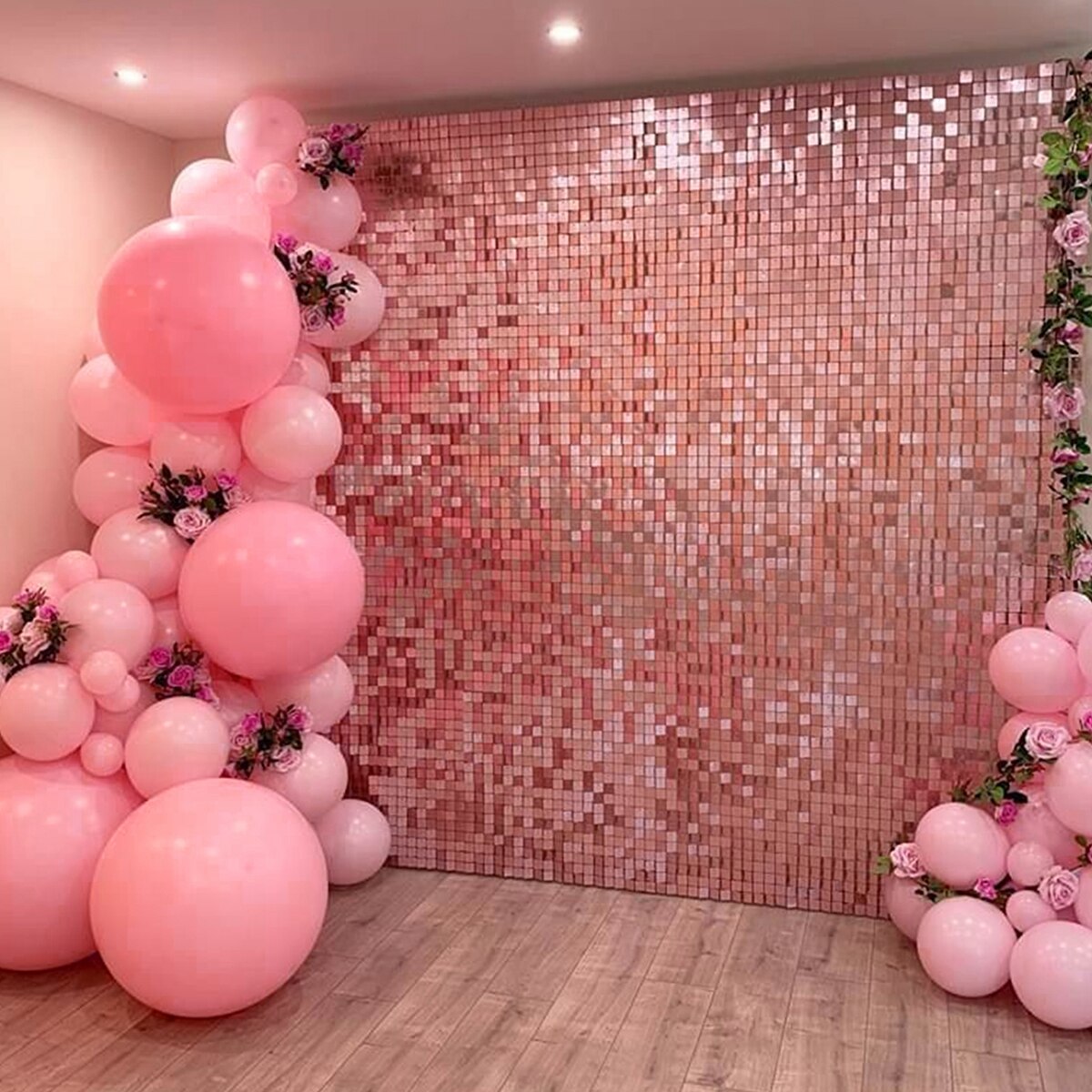 Rideau à paillettes, décor de fond mural pour fête... – Grandado, image size:1200x1200