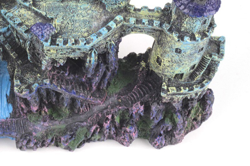 25cm middeleeuwse torens kasteel aquarium decoratie aquarium grot landschap