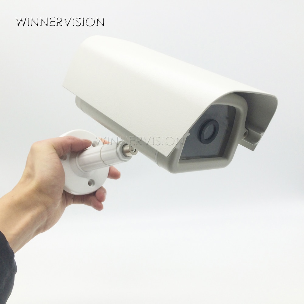 Indoor Outdoor Aluminium Huis Cctv Camera Behuizing Bescherm Case Met Abs Braket Plastic Beugel Voor Video Bewakingscamera 'S