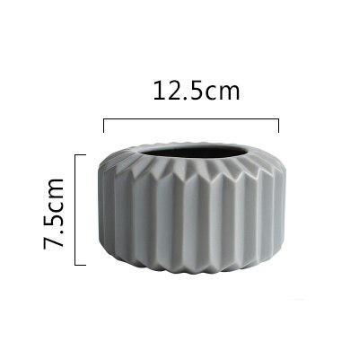 1pc vases origami en céramique pour fleurs, décoration d'intérieur, vase de table, pièce maîtresse en porcelaine, récipient pour plantation d'eau: D