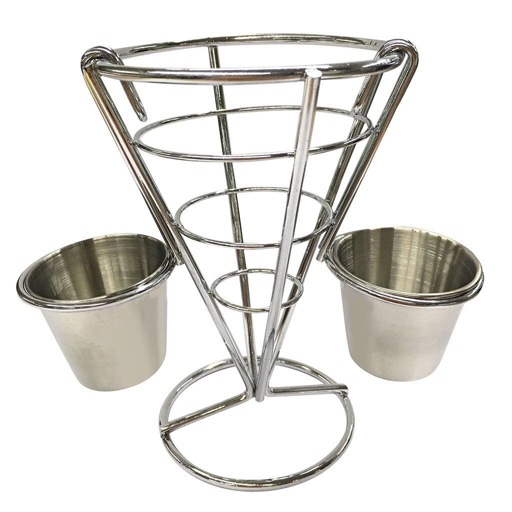 French fries stand Buffet cone snack display rack Fried chicken display rack French fries basket buffet cone snack rack #25: Default Title