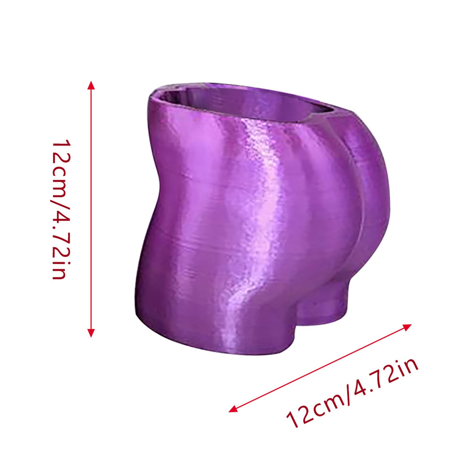 Billen Vorm Resin Bloempot In 9 Kleuren Effen Eenvoudige Stijl Ornamenten Voor Desktop Kleurrijke Plant Bloem Pot Tuin Home Decor