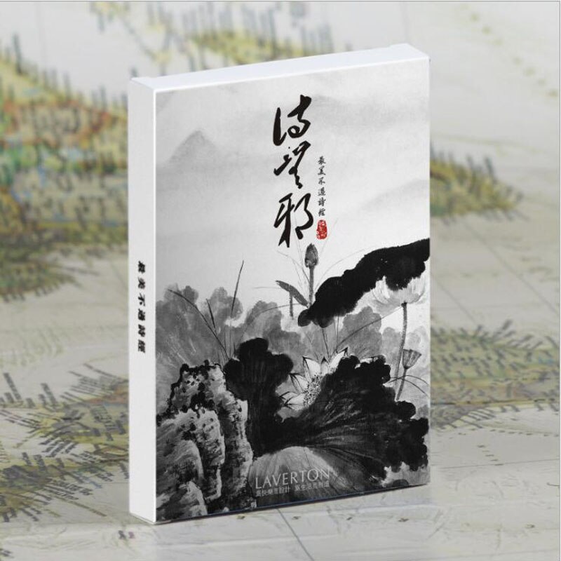 30pcs/lot Poem landscape painting postcards Cute poster Greeting Card Valentine's Day message Wall decorative picture H250