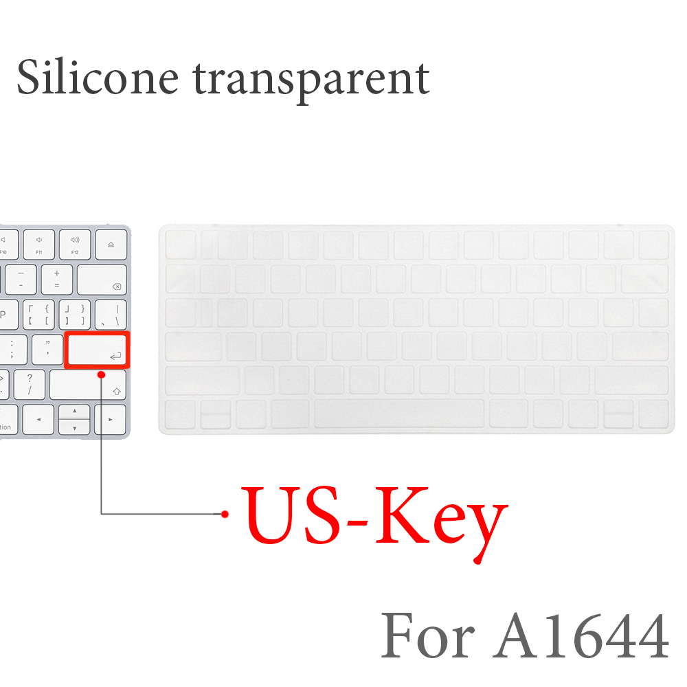 Clavier Apple filaire A2449 A2450 A1243 A1843 MB110LL/B, pour iMac , avec coque de protection en Silicone pour clavier numérique
