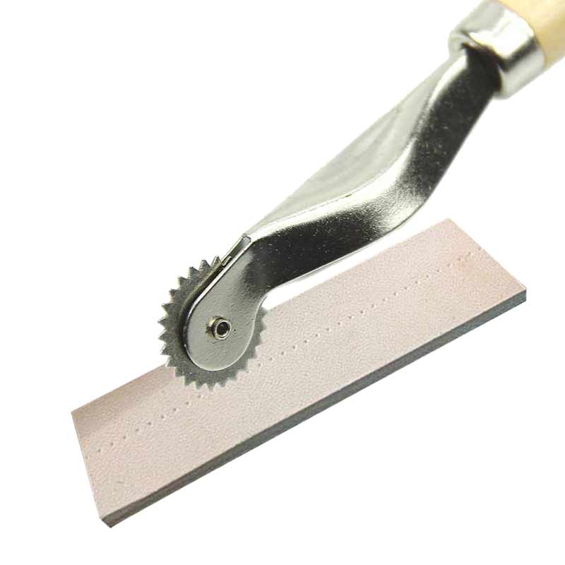2mm Pitch Overstitch Wheel Leather Stitch Space Paper Perforating Tool Roulette For Arts and Leather Crafts SCI88