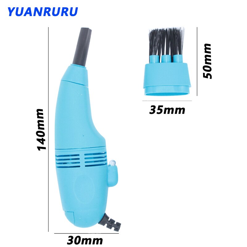 Mini Computer Vacuum USB Keyboard Brush USB Keyboard Cleaner Computer Vacuum Cleaning Kit Tool Remove Dust Cleaning Brush