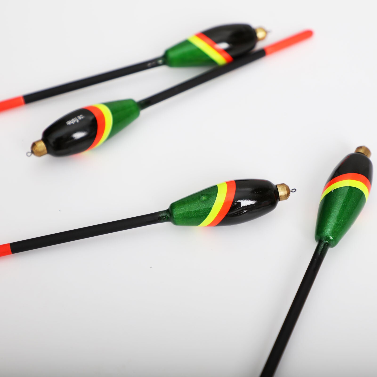 5 pcs/set Fishing Floating Float Bobber Cork Floats Kit Glow Balsa Wood Fishing Tackle Tools Pesca