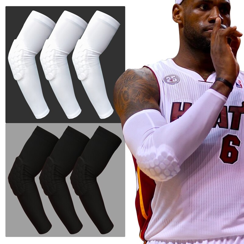 1pc2pc arm sleeve armband elbow support Basketball Arm Sleeve Breathable Football Safety Sport Elbow Pad brace protector