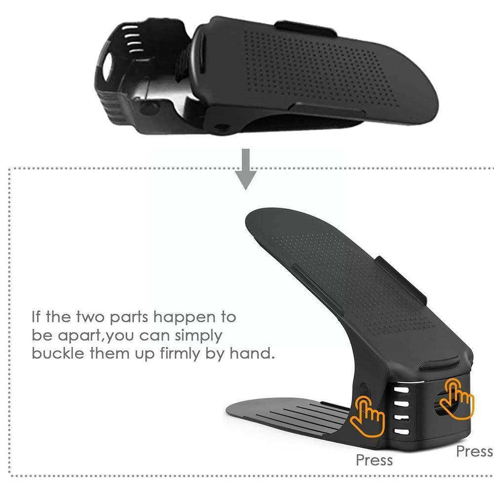 Adjustable Shoe Rack Three-speed Thickened Home Essential Product And High Shoe Storage Organization Rack Removable D8G5