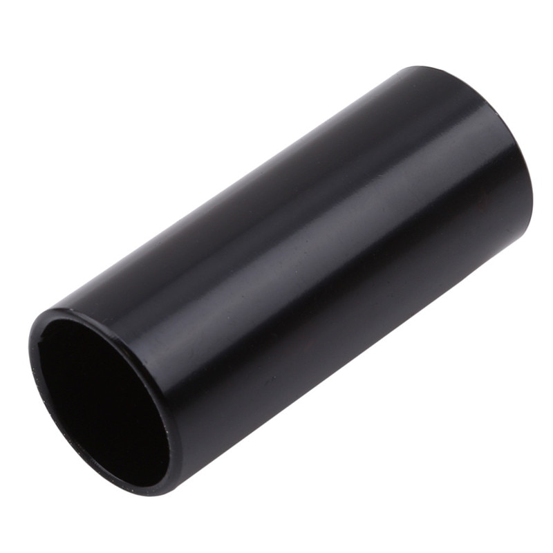 Musikinstrumentenzubehör, finger-slide-spielzeug aus schwarzem, verchromtem stahl