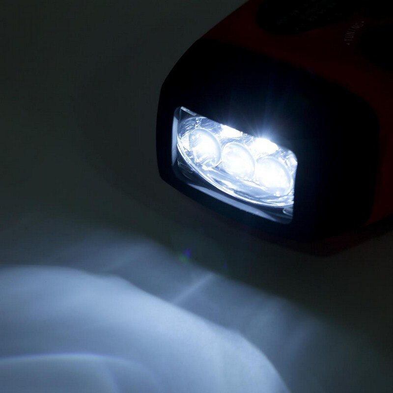 AM FM WB Solar Hand Crank Radio 3 LED Flashlight E... – Grandado