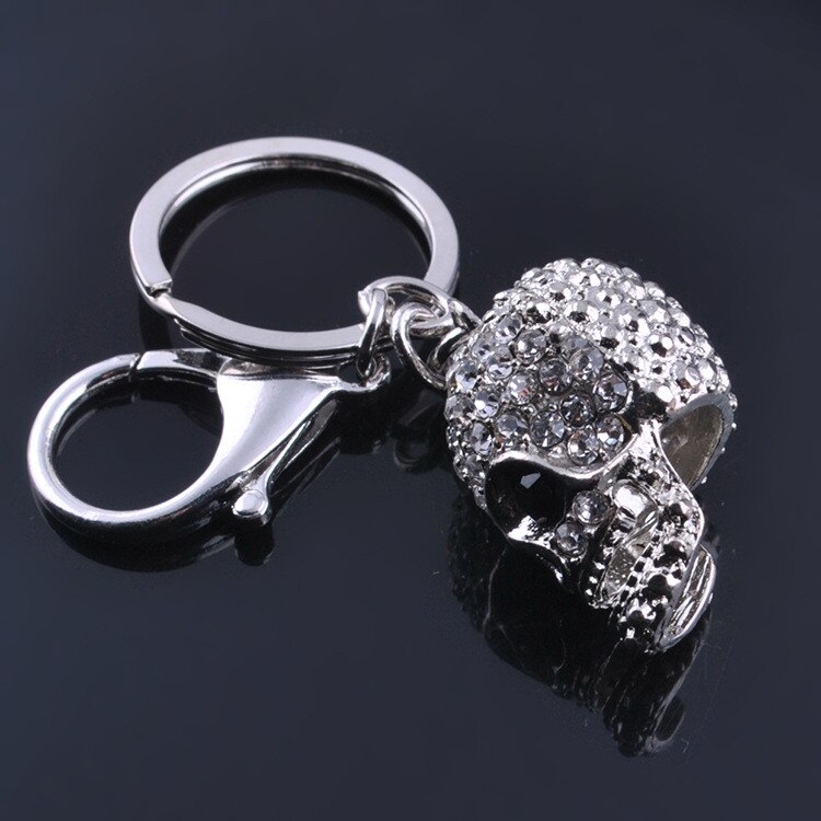 1Pc Trinkets Keychain Key Chain Terminator Skull Metal Key Chains The Best Souvenir Choice Auto Motorcycle Car Key Ring