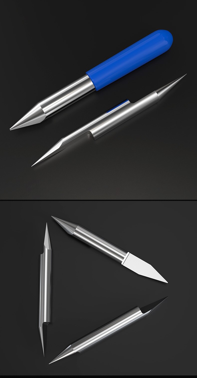 Pcb 3D Graveren Bit 30 Graden Cnc Router Bit V Vorm Carving Bits Getipt 3.175 Shank Tungsten Carbide Pcb 3D frees