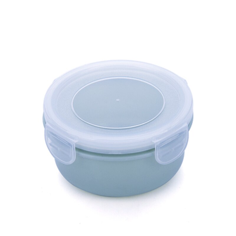 Keuken Verzegeld Koelkast Voedsel Prep Doos Verse Houden Kruiden Opslag Lunch Container Bento Lunch Box Container Plastic Doos: Blue-1