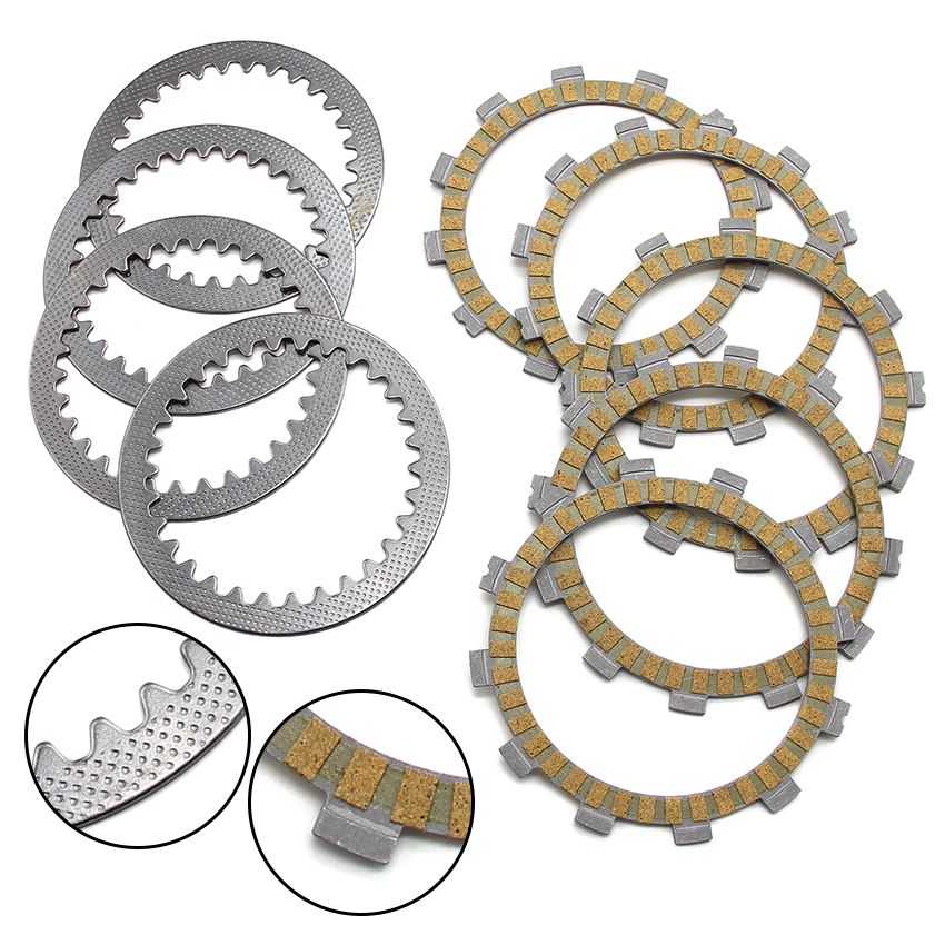 Stalen Plaat Schijf Veren Koppeling Wrijving Platen Voor Suzuki GN125 Z/D/K Z/M/R/V/W/X/Y/K1 Hs RV125 Van-Van TS100 C Ern Erz/erh