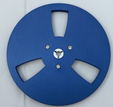 7-inch open reel with 7-inch opener empty reel Aluminum reel Tape reel Tape empty reel: blue