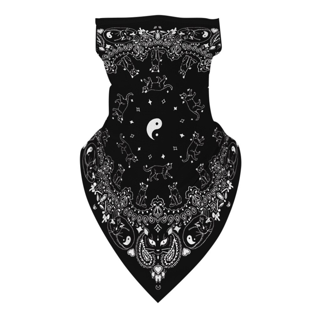 30 # Unisex Rave Bandana Neck Gaiter Buis Hoofddeksels Voor Vrouwen Mannen Gezicht Sjaal Rijden Masker Beschermende Moslim Hijab Gezicht zakdoek: B