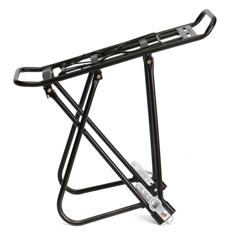 Bicycle Luggage Carrier Shelf MTB Road Bike Rear Cargo Racks Foldable Aluminum Alloy For 24 26 28 Inch 700C V Brake Cycling Part