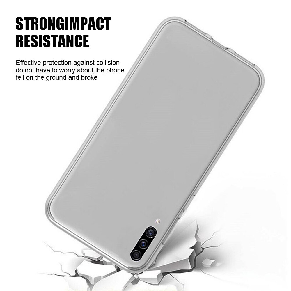 360 full Double Silicon Case For Samsung Galaxy A31 A30S Transparent Body TPU cover for Samsung Galax A30 A 3130S A 30 S coque