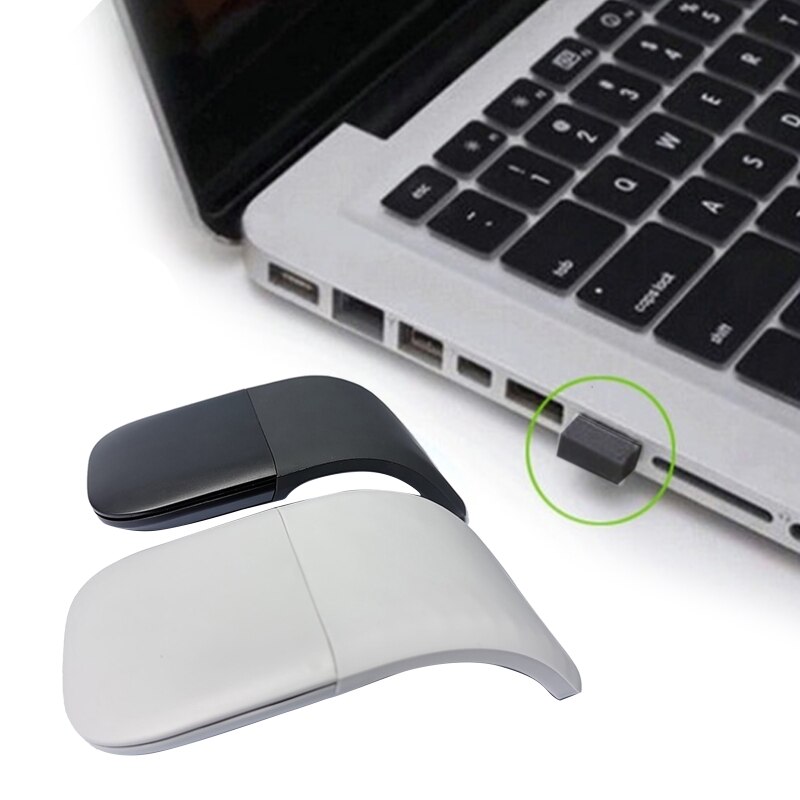 2.4Ghz Optical Maser Pointing Foldable Touch Wireless Mouse Ergonomic Fold Mini Mice for Notebook Laptop Tablet Phone