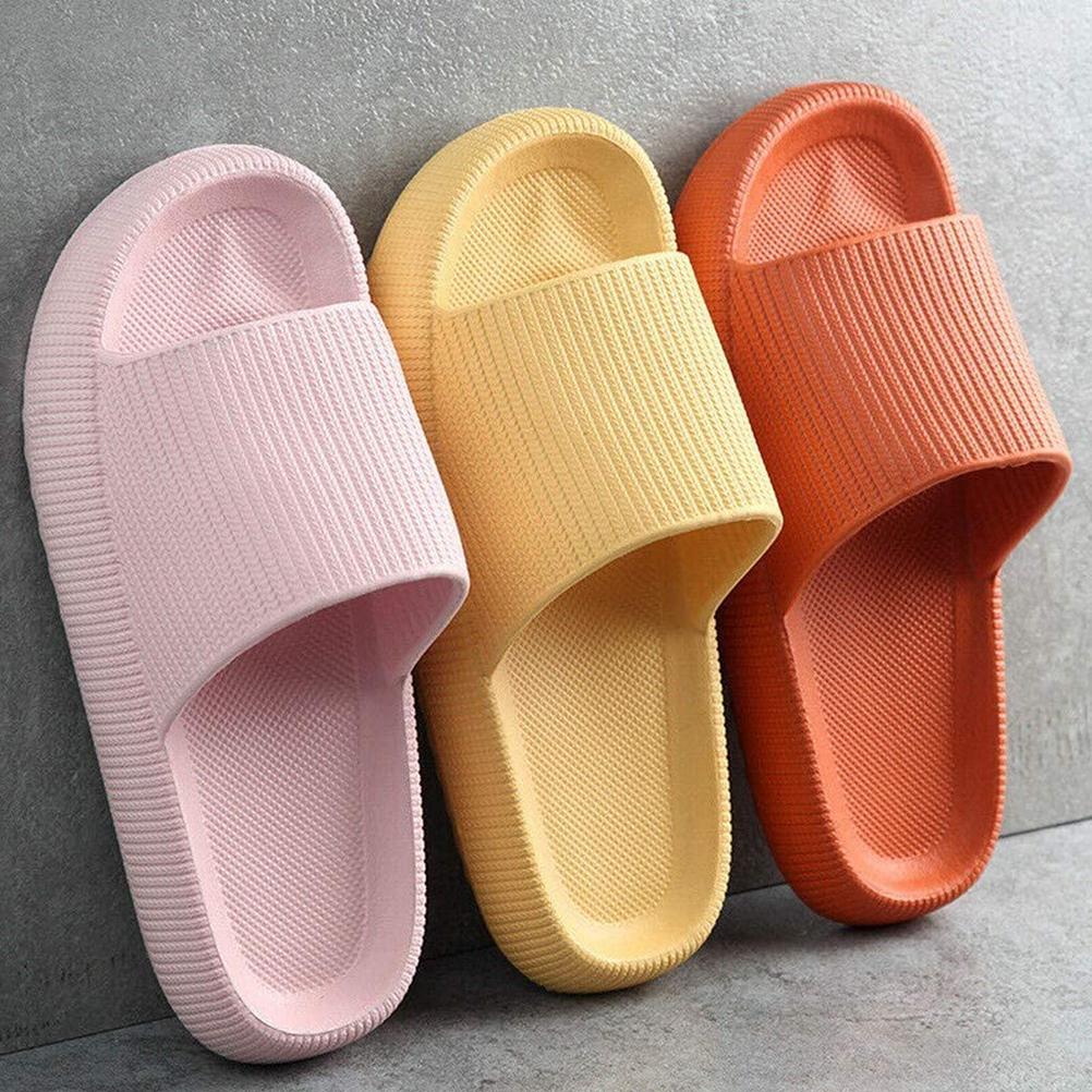 Non-Slip Thick Sole Slippers Massage Slippers Slides Pillow Slides EVA Bathroom Slippers Summer Beach Sandal Slipper Footwear