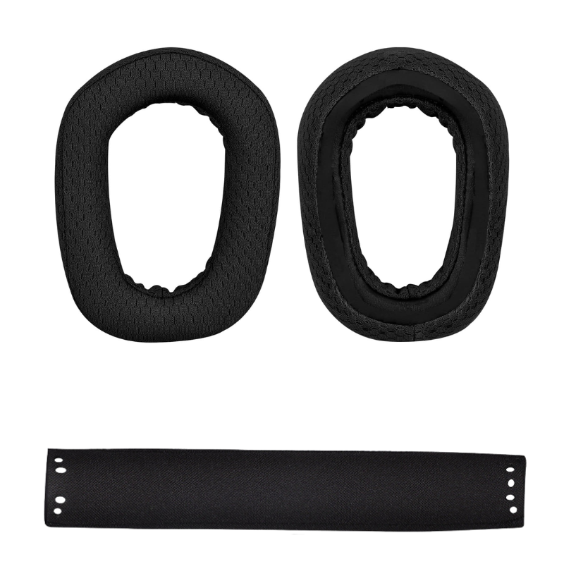 Replacement Ear Pads for Logitech G435 Bluetooth Wireless Gaming Headset Ear Pads, Earmuffs, Headphone Ear Pads Mesh Fabric: Olive