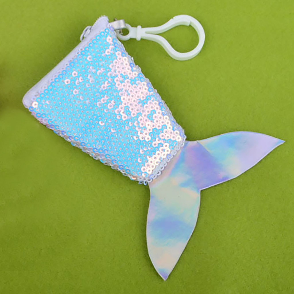 Femmes porte-clé mignon Sequin porte-monnaie épaule portefeuille Mini sac portfel damski cartera mujer