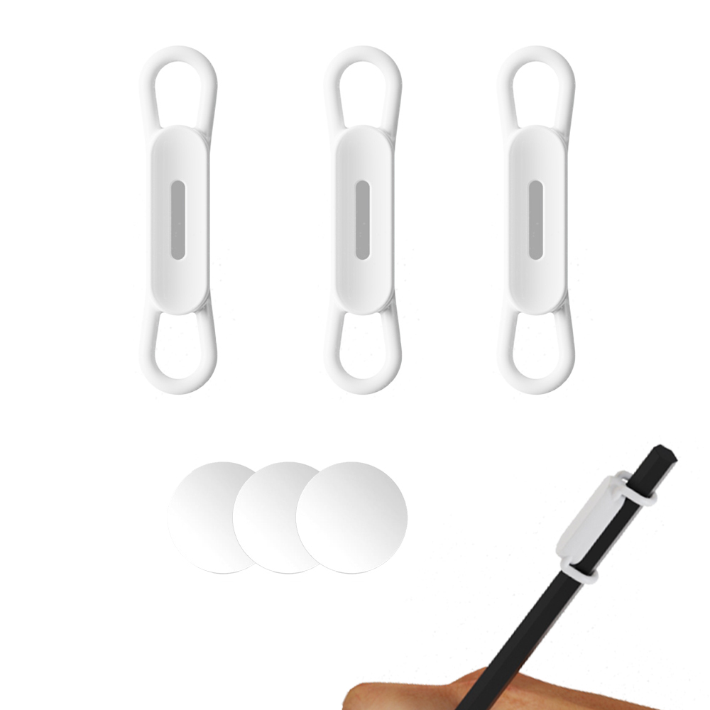 Magnetischer Stifthalter, verstellbarer Stifthalter aus Silikon für Schreibtisch, Kühlschrank, Whiteboards, Büro-Schreibtischzubehör: Blau