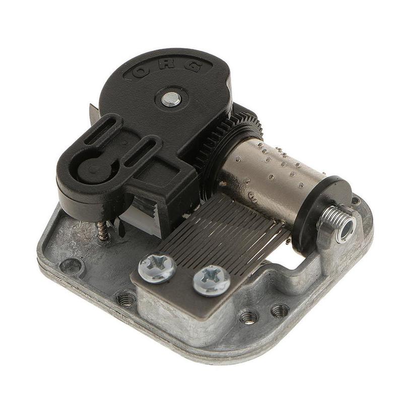 DIY Hand Crank Music Motor Mini Music Box Accessories Music Wind Up Toy Movement Play Set City of the Sky Meet