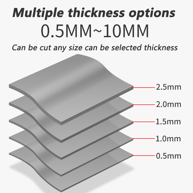 Thermal pad 21W/mK 100x100mm Thermal conductivity CPU Heatsink Cooling Conductive Silicone Pad Thermal Pads