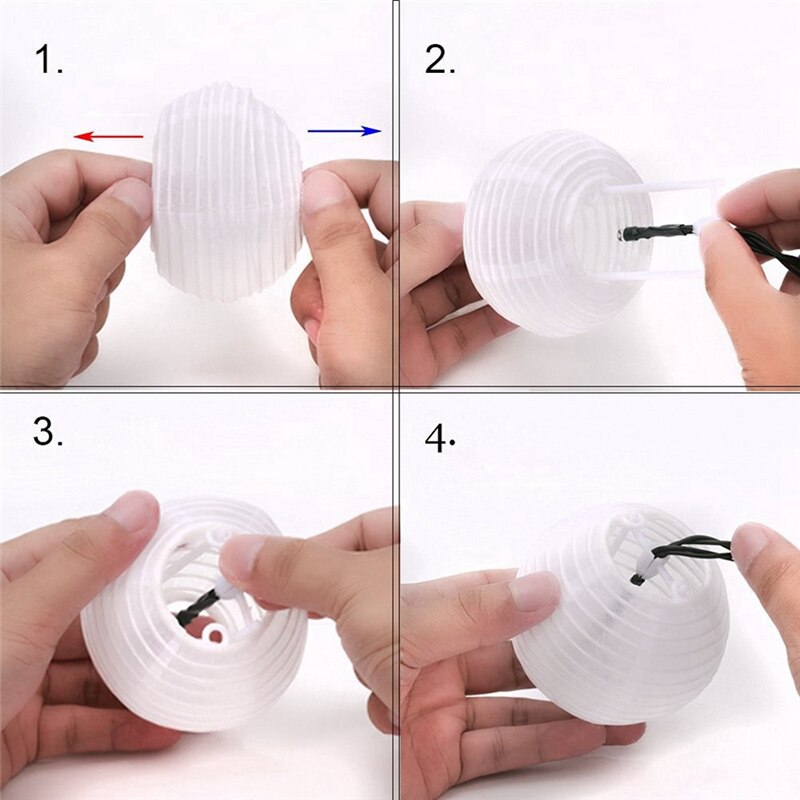 LED Solar Lantern String Lights Outdoor Garden Lantern Birthday Wedding Decor Craft DIY Lampion Hanging Ball Party Supplies