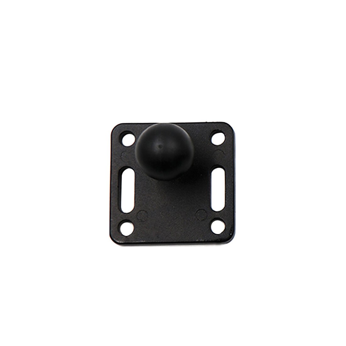 Moto rond carré Base de montage en aluminium caoutchouc 1 pouce trépied rotule pour Gopro pour Ram supports pour Garmin DSLR caméra: Square A