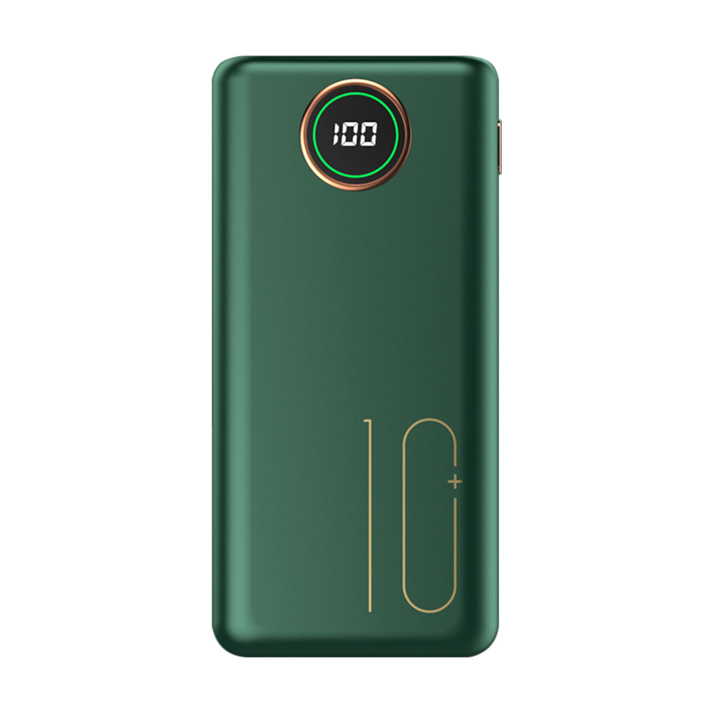Power Bank 10000mAh 20000mAh QC3.0 4.0 20W PD Quick Charge Portable Battery Charger PoverBank With LED Display For iPhone Xiaomi: green / 20000mah