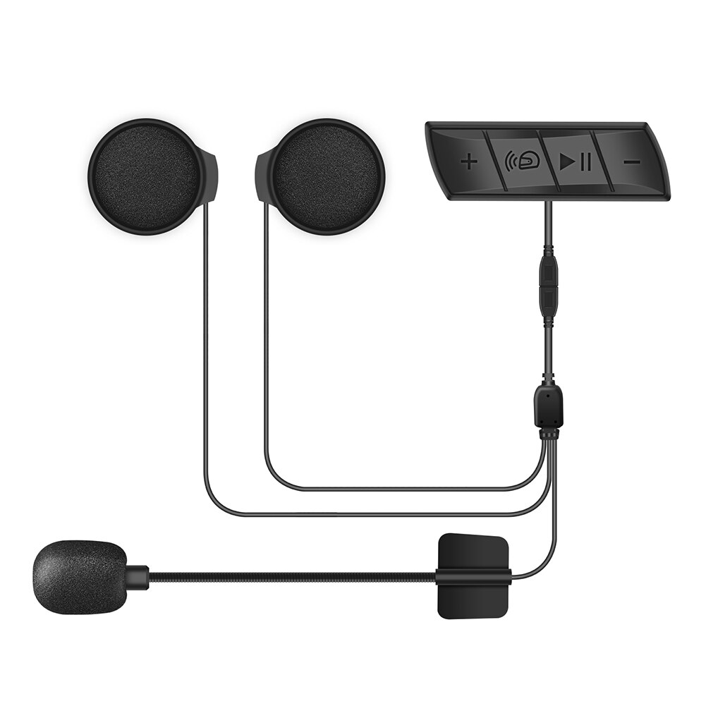 Motorrad Helm Intercom Drahtlose Bluetooth-Kompatibel 5,0 Kopfhörer Headset Stereo Musik Lautsprecher Unterstützung Automatische