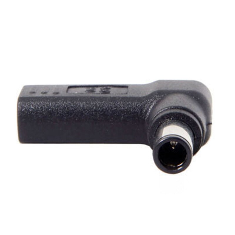 Usb 3.1 tipo c usb-c para retângulo dc plug pd adaptador 90 graus angular: 7.4 5mm-Dell