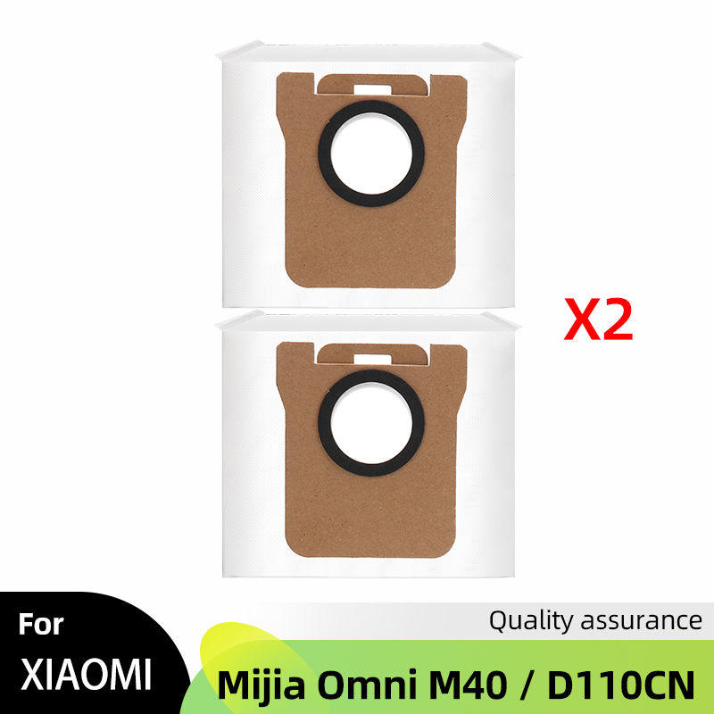 Ajuste para Xiaomi Mijia M40 / D110CN Robot aspirador de repuesto Cepillo Lateral principal filtro HEPA almohadillas de fregona bolsa de polvo accesorios de repuesto: Naranja