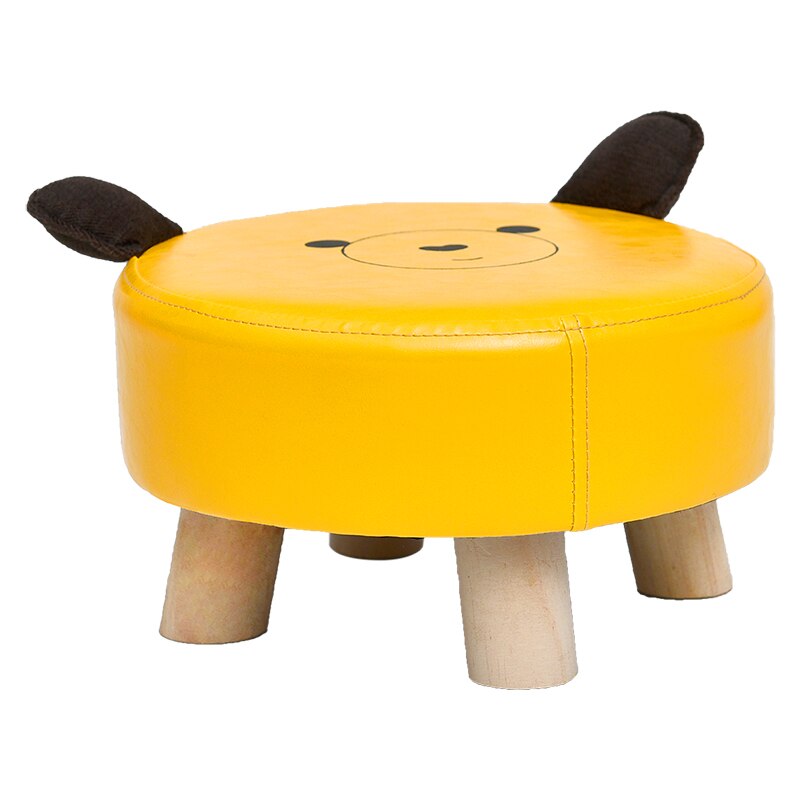 home sofa Cute stool cloth art living room tea table mound wooden small foot stools kids stool bench
