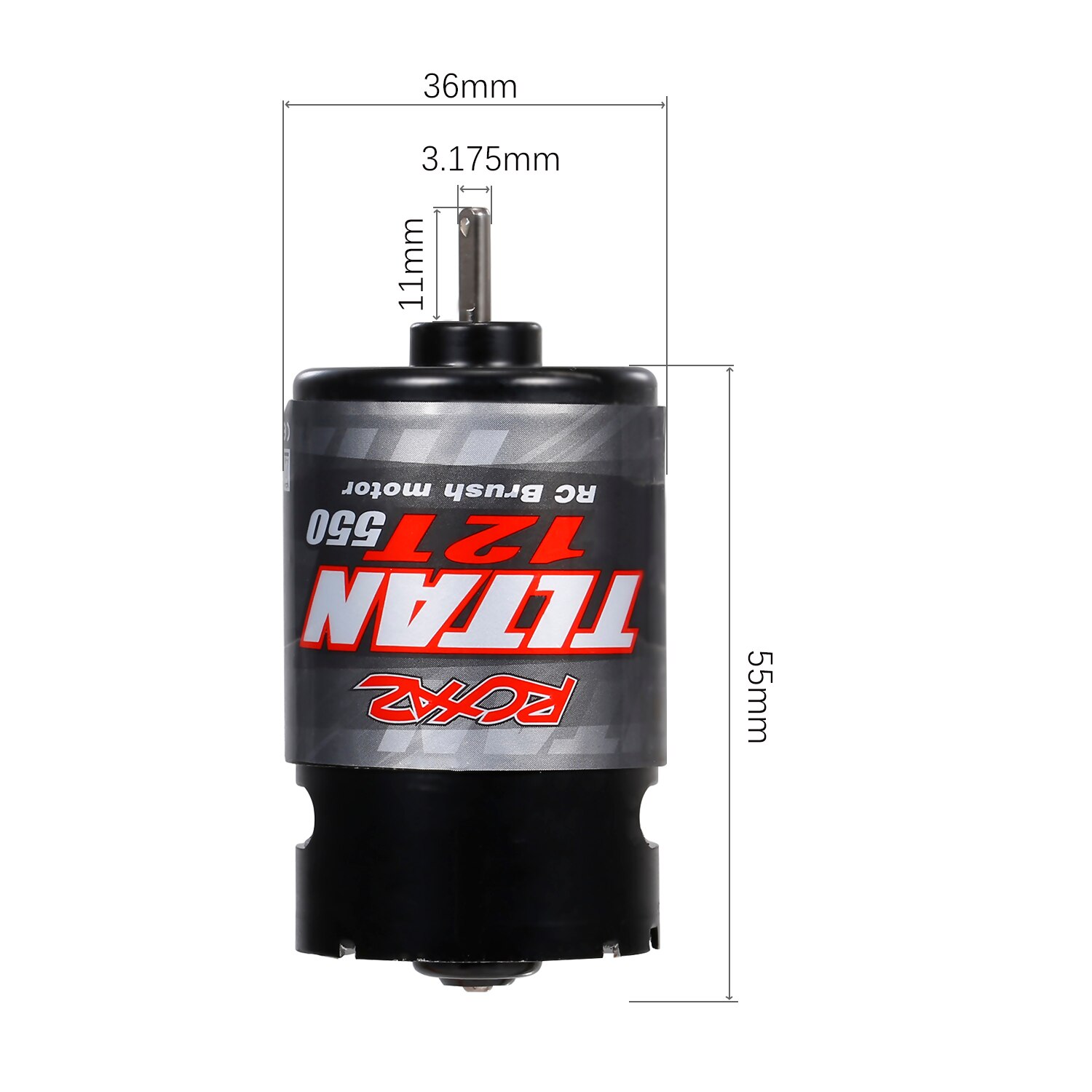 550 12T 21T 29T 35T Brushed Motor for 1/10 RC Off-road Car HSP HPI Wltoys Kyosho TRAXXAS