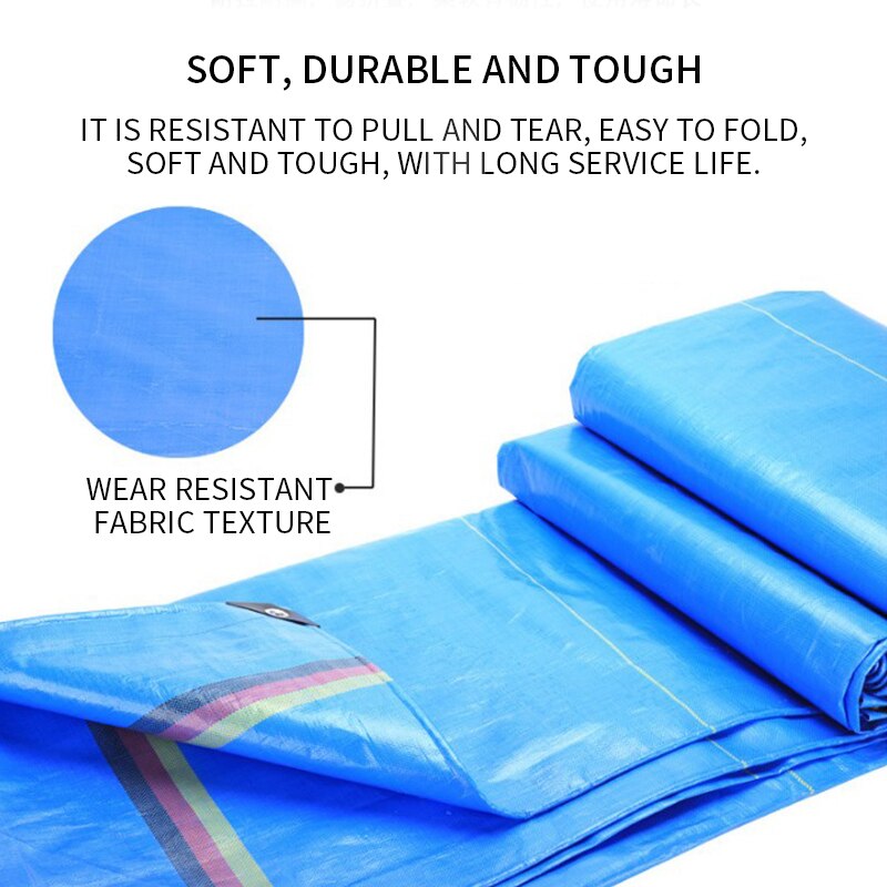 Swimming pool cover PE weave tarpaulin waterproof rain cloth dust cover round swimming pool floor cloth mat cloth 1pc