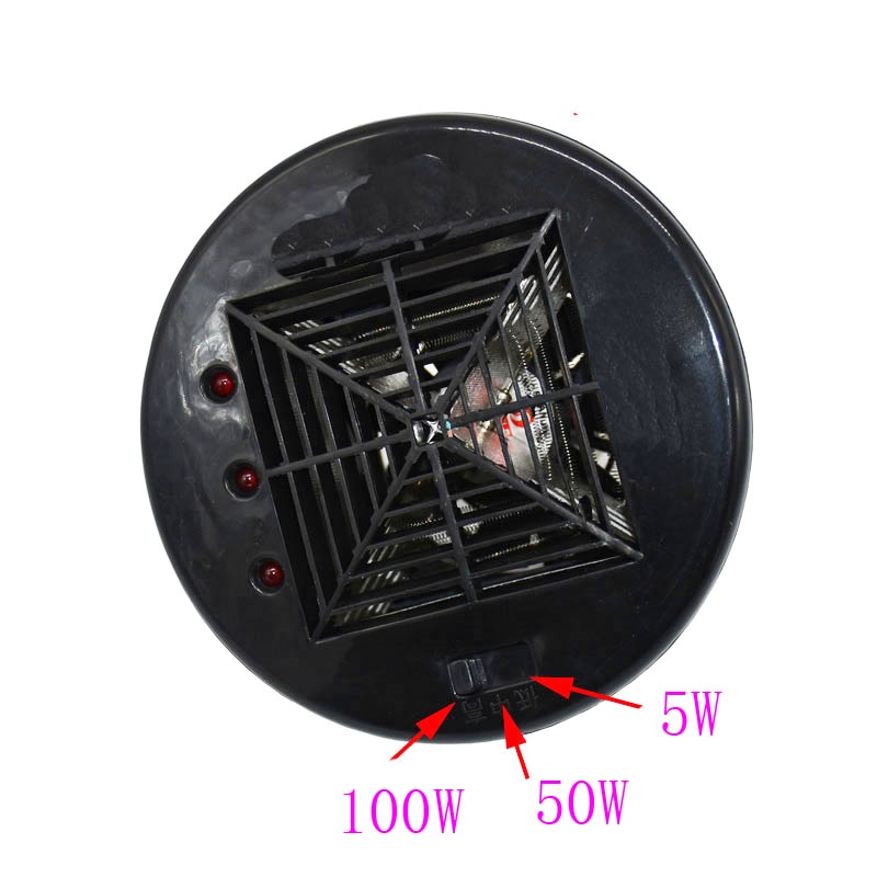 Lampa grzewcza wentylator 5W ~ 100W regulowany zwierzę domowe grzejnik izolacja latarnia żółw jaszczurka gad inkubator skrzynka regulator temperatury 4pc