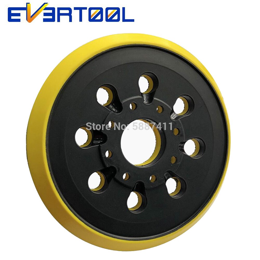 Hook and Loop Faced Sanding Pad 8 Holes