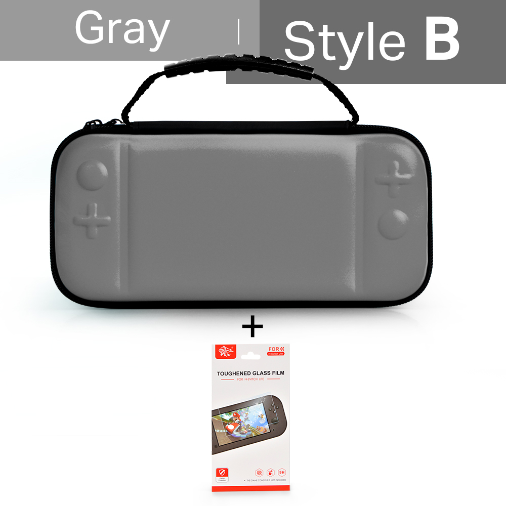 For Nintend Switch Lite Portable Bag Storage for Switch Mini Protector Case for Nintendo Switch Mini Accessories: H-Gray-1pcs