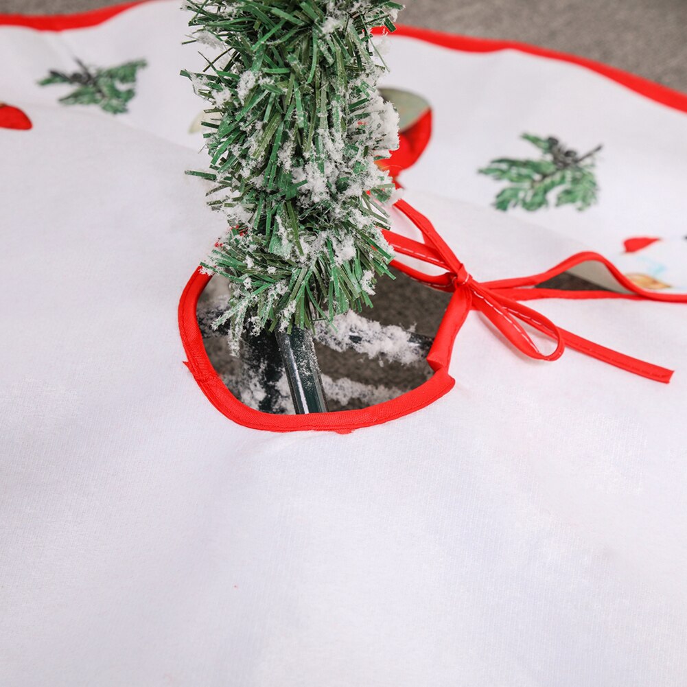 Print Kerstboom Rokken Kerst Feestartikelen Circulaire Xmas Boom Rok Boom Schort Voor Thuis Gelukkig Nieuwjaar