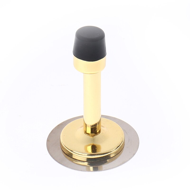 Zinc Alloy Rubber Holder Catch Home Fitting For Bedroom Home Door Stops Wall Mounted Door Stopper: GD