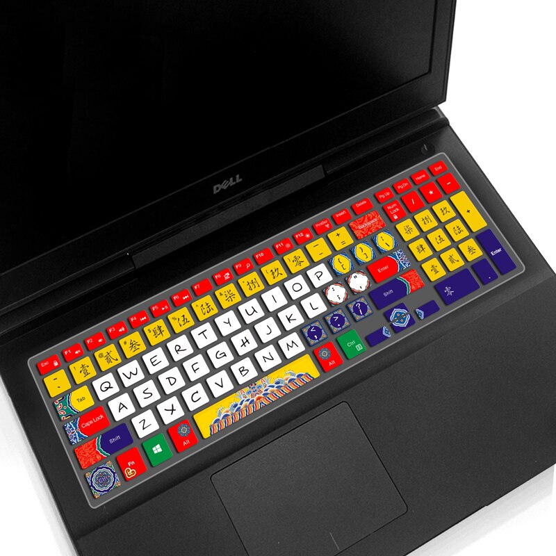 Protection du clavier pour Dell G3 3579 3590 Magazine de voyage 7000 G7 G5 Cahier 7559 Clavier Film de Protection 5577 Couverture de clavier: type5